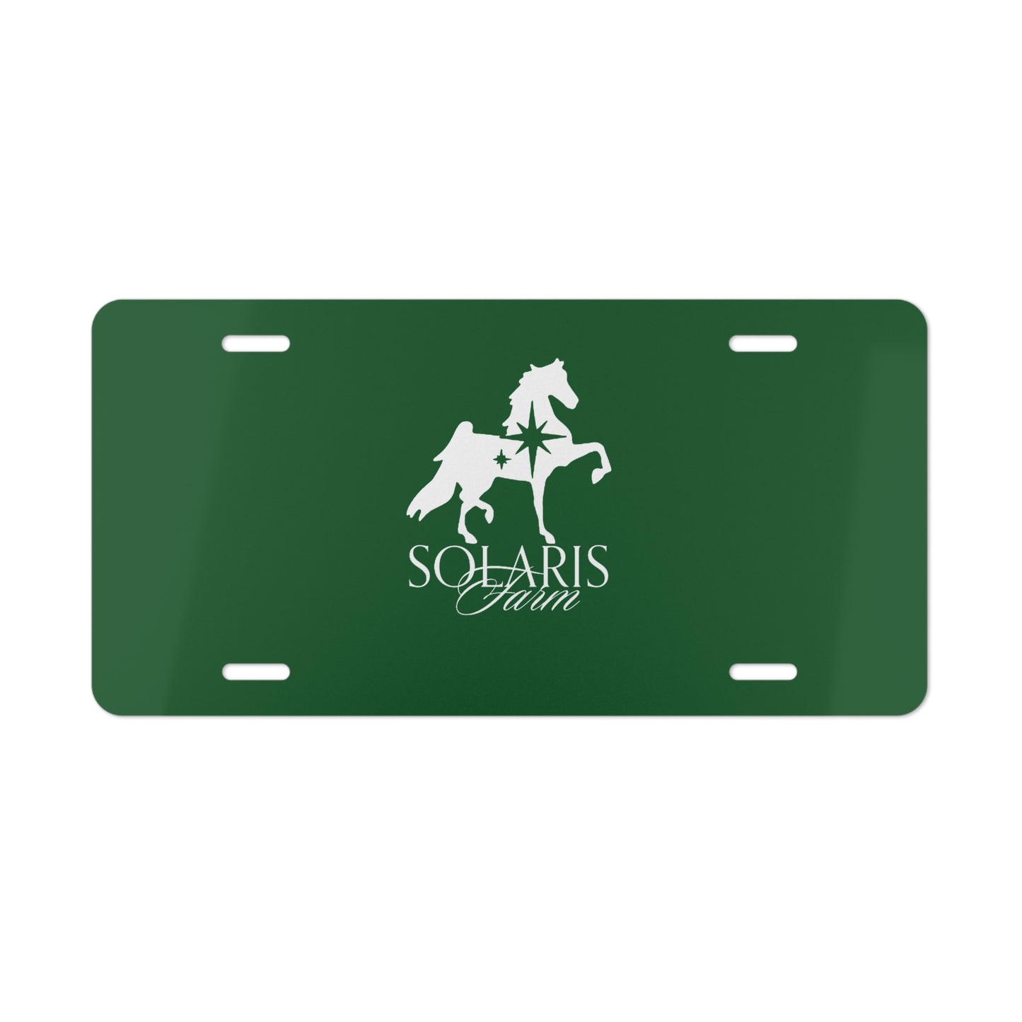 Vanity License Plate