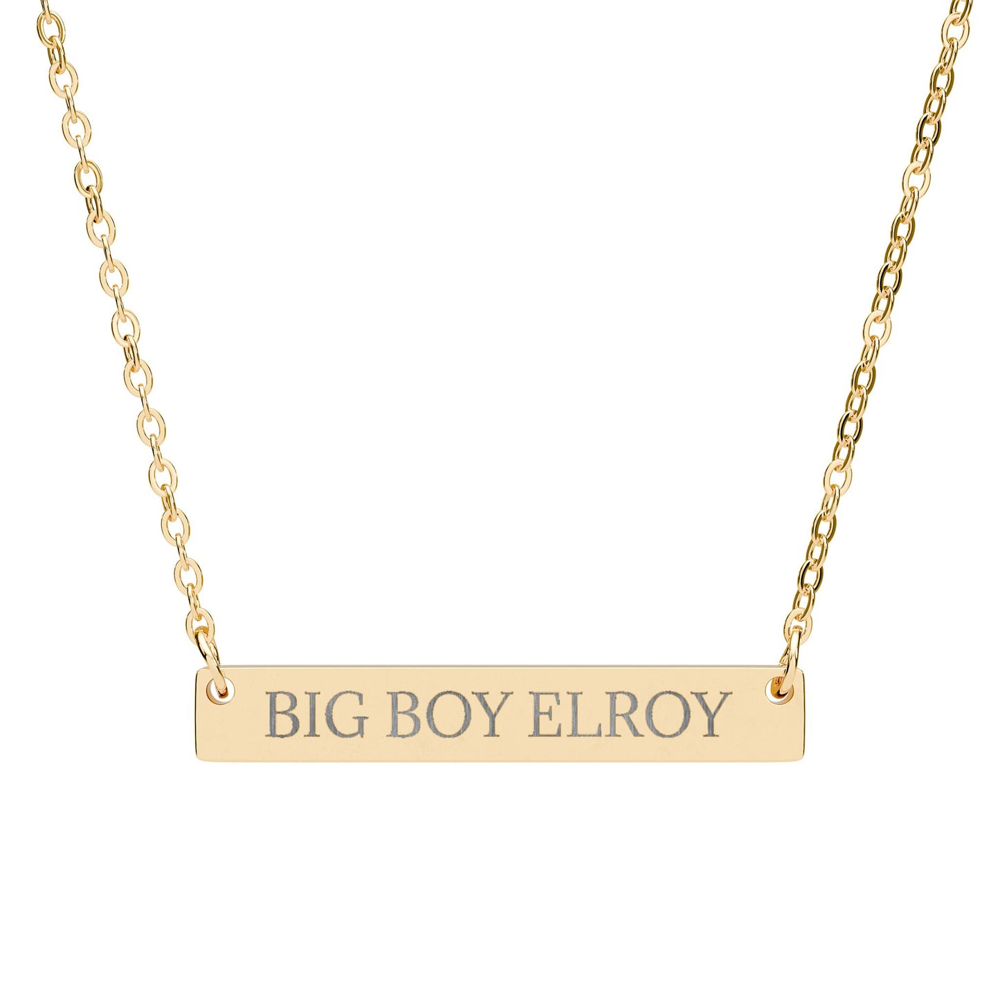 BIG BOY ELROY - THE NAMEPLATE NECKLACE