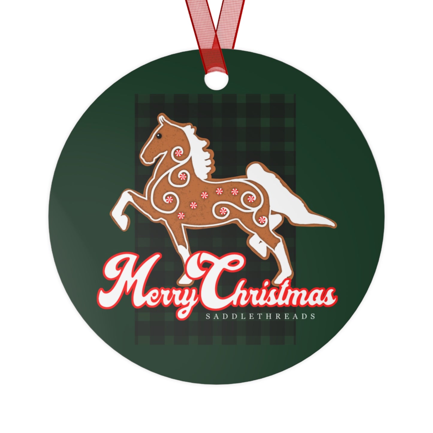 Ginger"bred" Metal Ornament