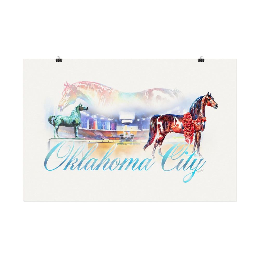 
                  
                    Oklahoma City - Textured Watercolor Matte Print
                  
                