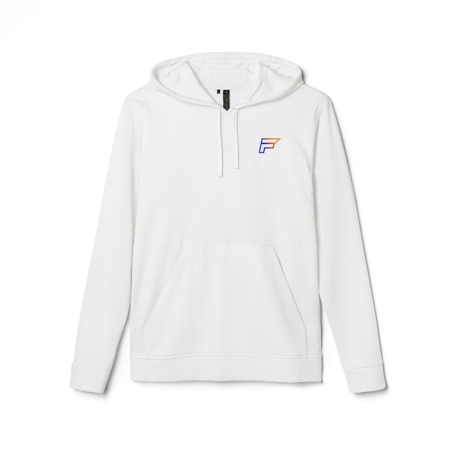 Gradient Outline F - Ferreira on Back - Adidas Fleece Hoodie