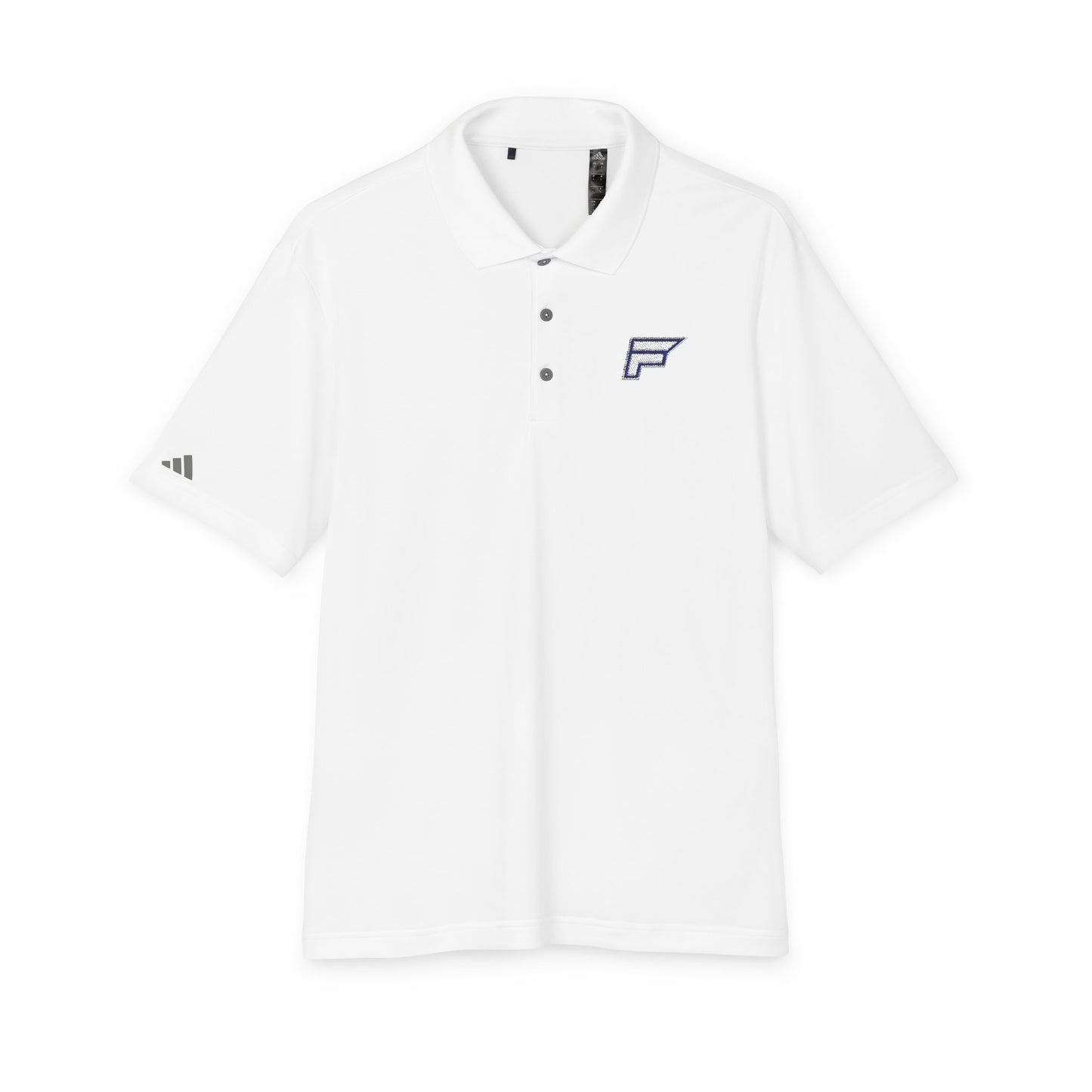 Navy & White Embroidery - Adidas Performance Polo