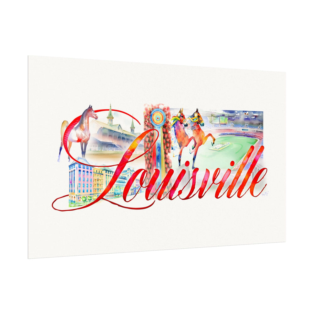 
                  
                    Louisville - Textured Watercolor Matte Print
                  
                