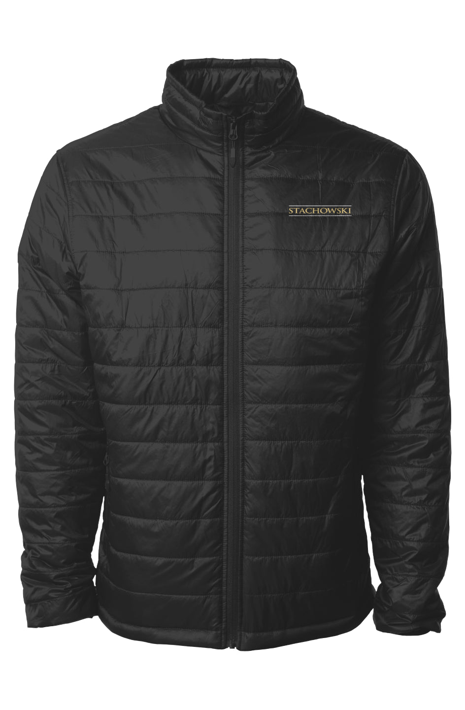 Embroidered Men's Puffer Jacket