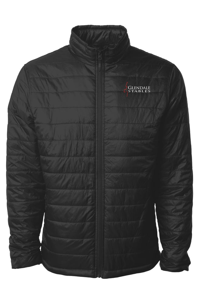 Embroidered Mens Puffer Jacket