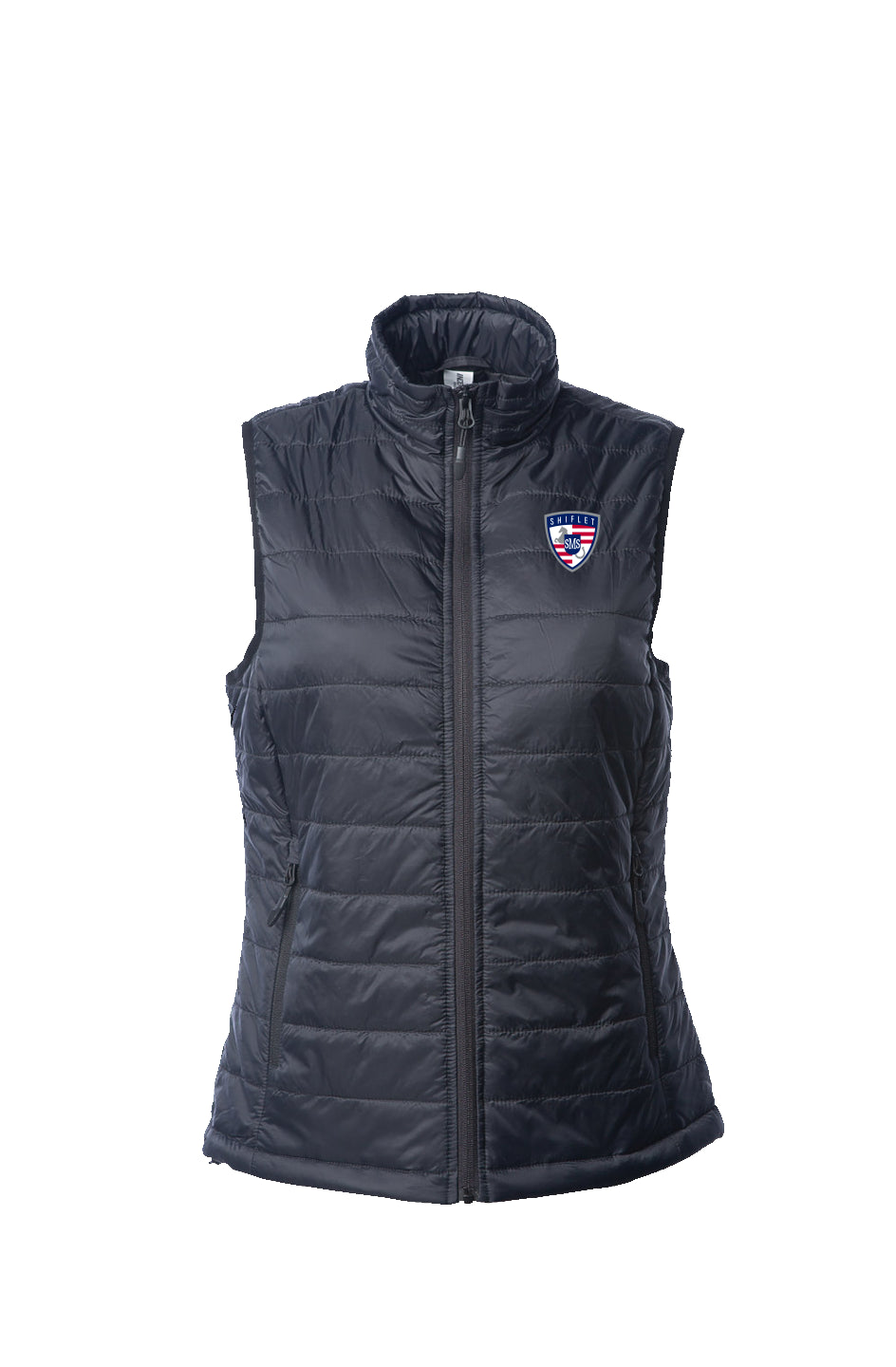 Embroidered Womens Puffer Vest