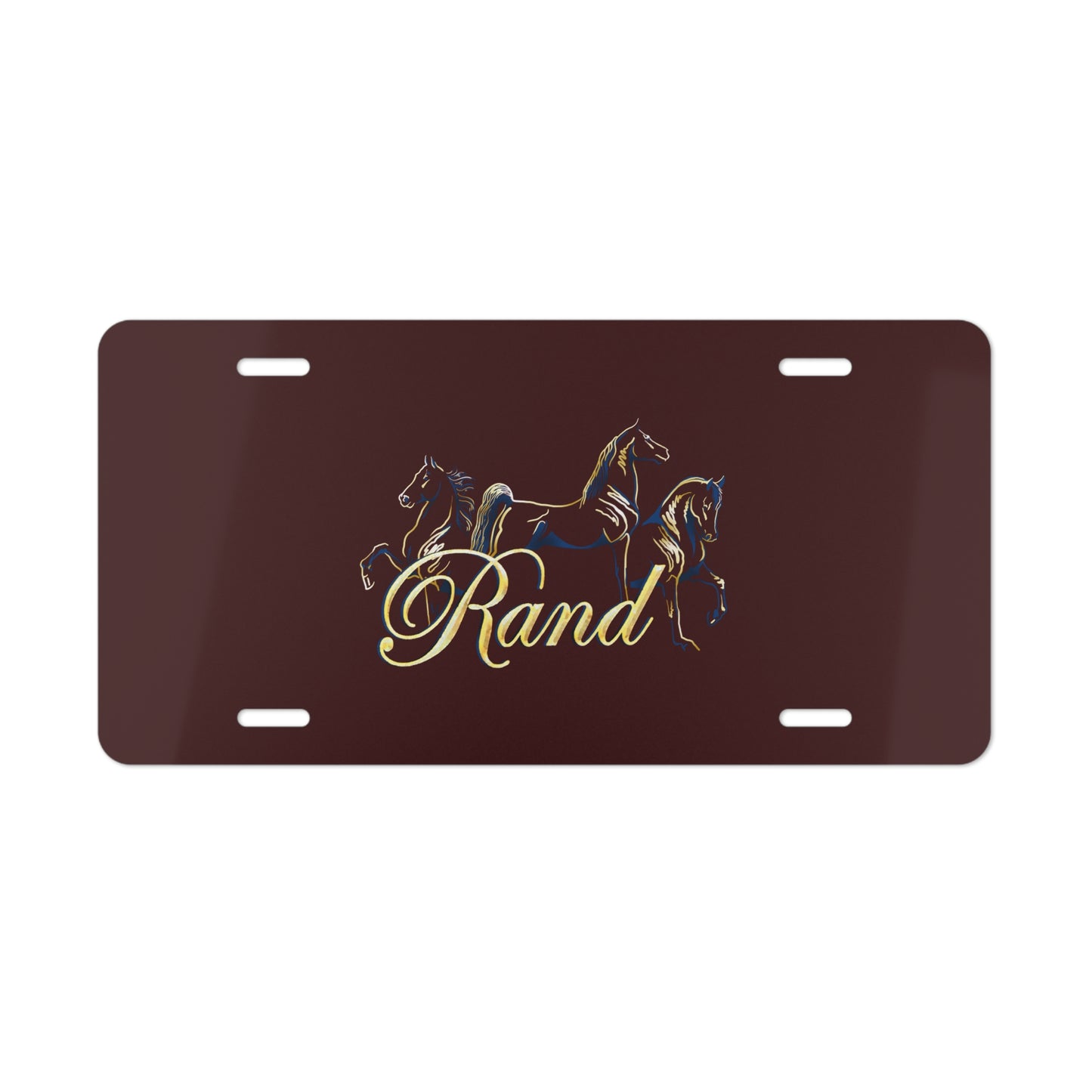 Vanity License Plate