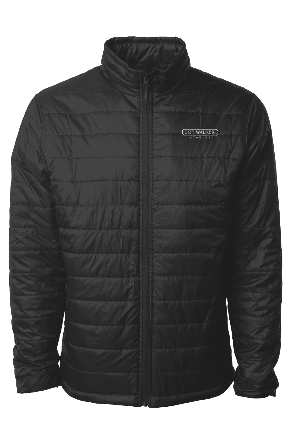 Embroidered Mens Puffer Jacket