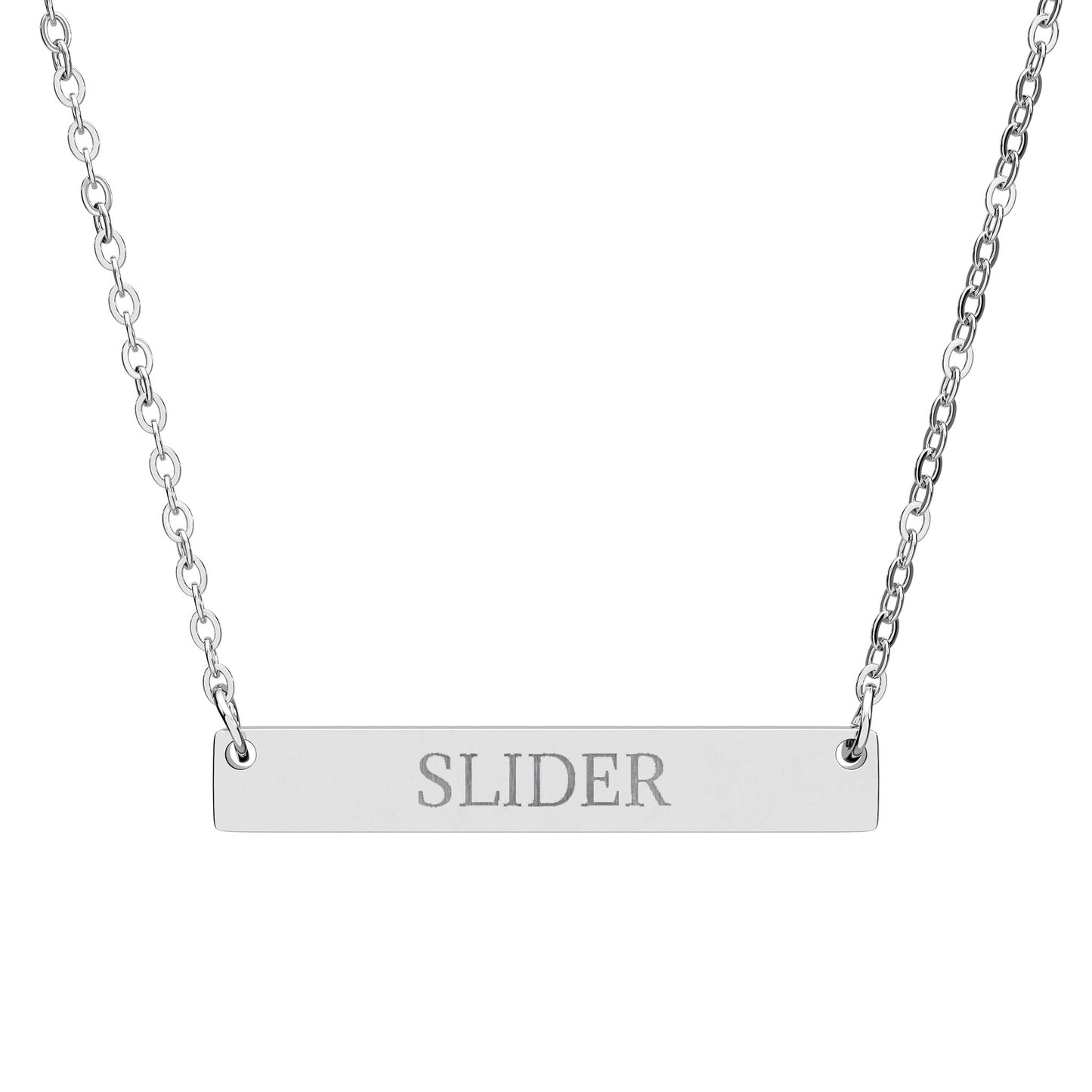 SLIDER - THE NAMEPLATE NECKLACE