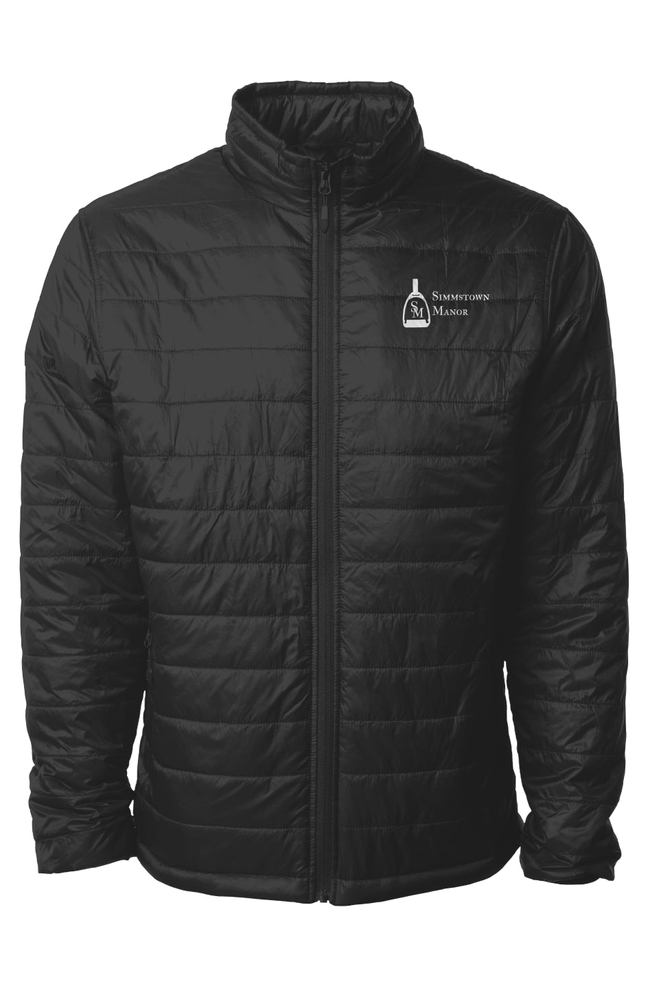 Embroidered Mens Puffer Jacket