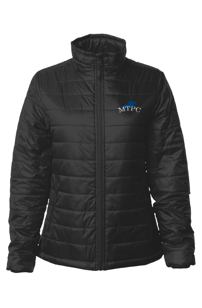 
                  
                    Embroidered Womens Puffer Jacket
                  
                