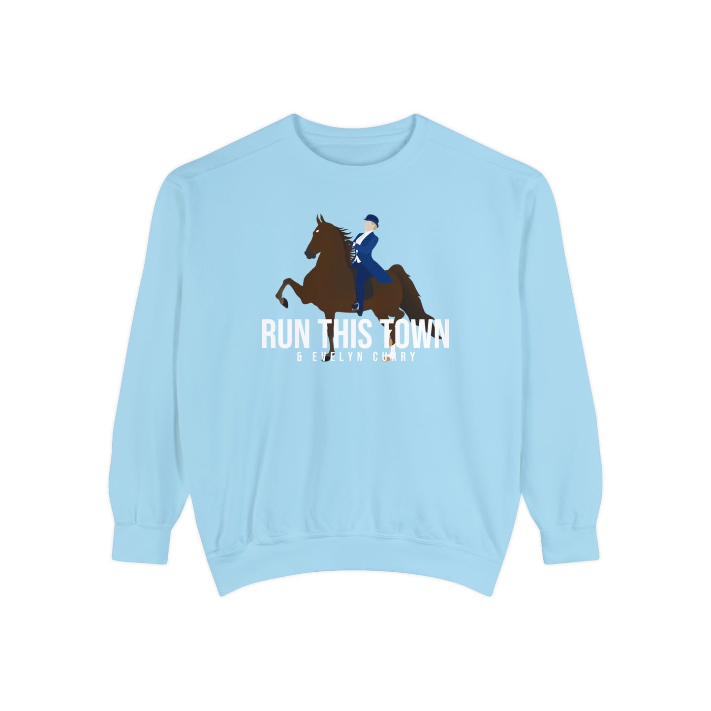 Run This Town Comfort Colors® Crewneck Sweatshirt