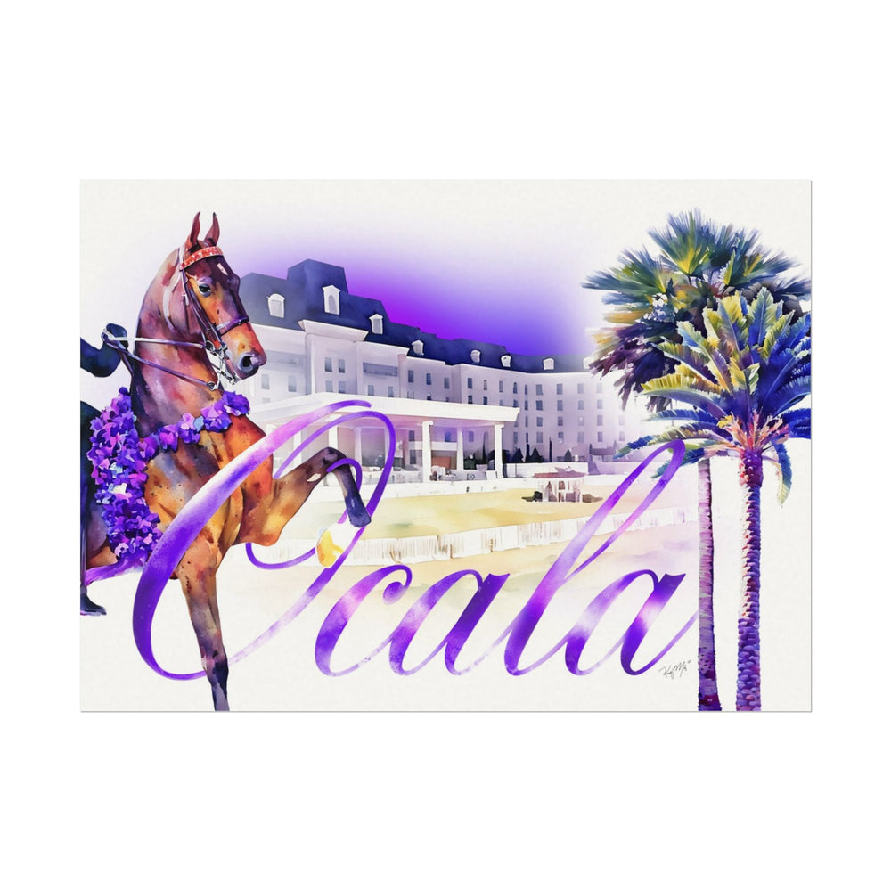 
                  
                    "Ocala" Textured Watercolor Matte Print
                  
                