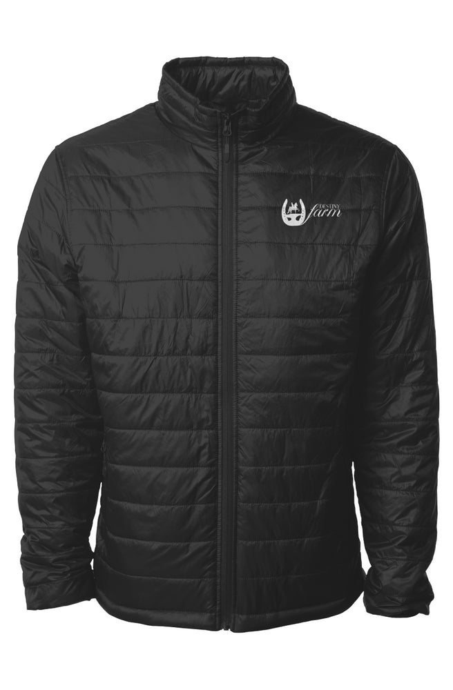 Embroidered Mens Puffer Jacket