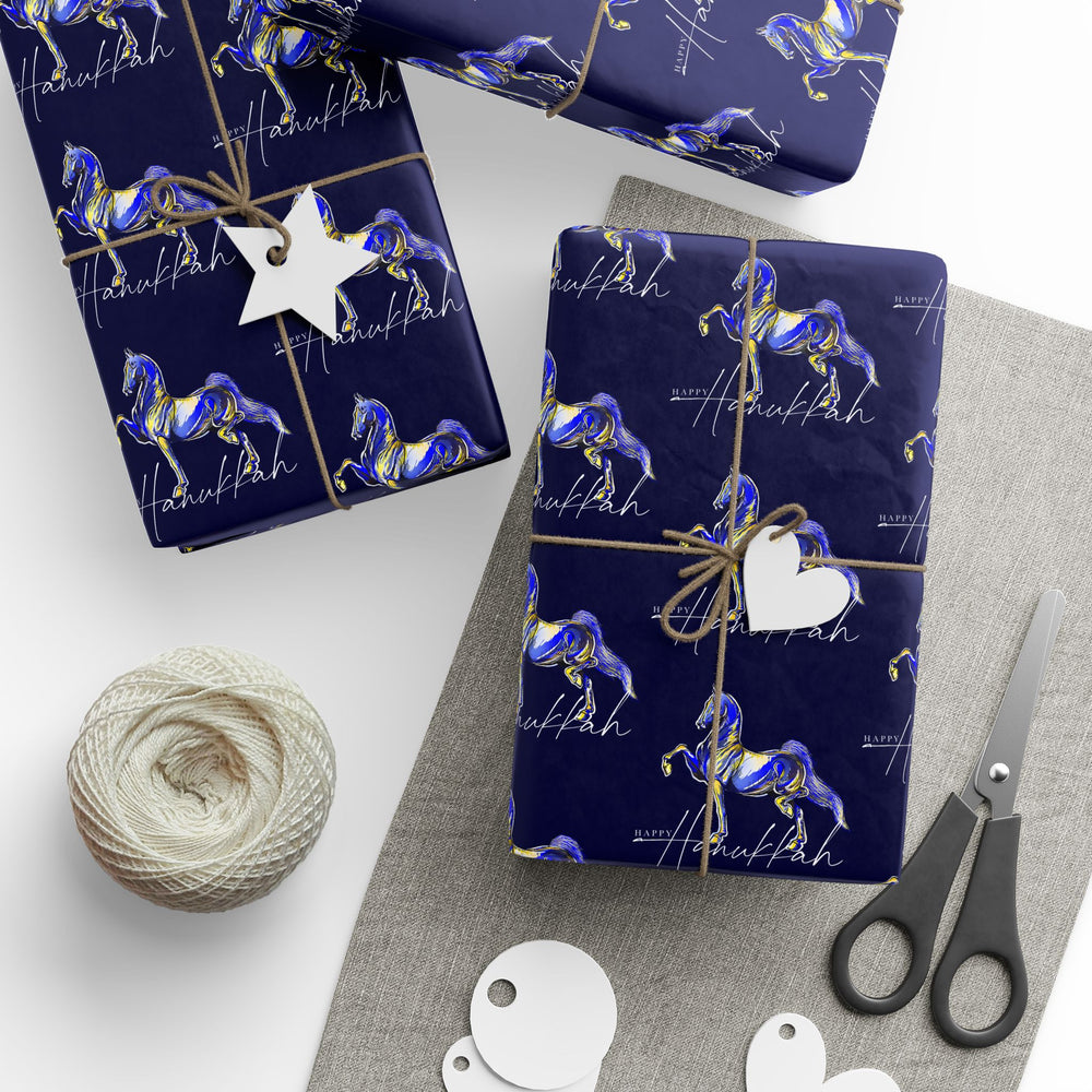 Happy Hanukkah Wrapping Paper - 30" x 180"