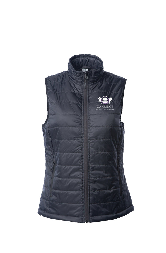 Embroidered Womens Puffer Vest