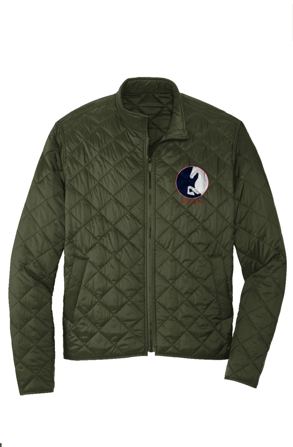 Luxury Quilted Jacket - Embroidered Logo