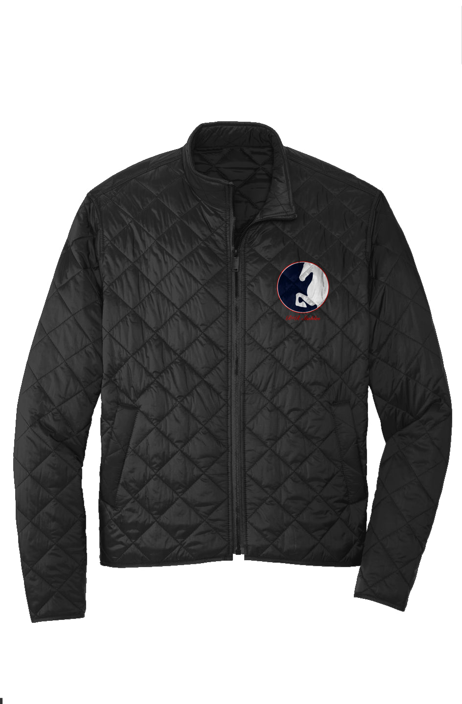 Luxury Quilted Jacket - Embroidered Logo