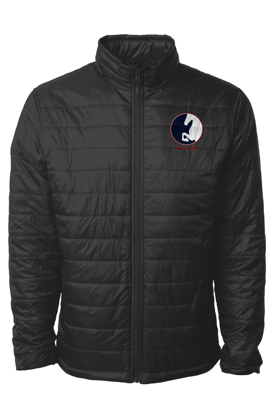 Embroidered Mens Puffer Jacket