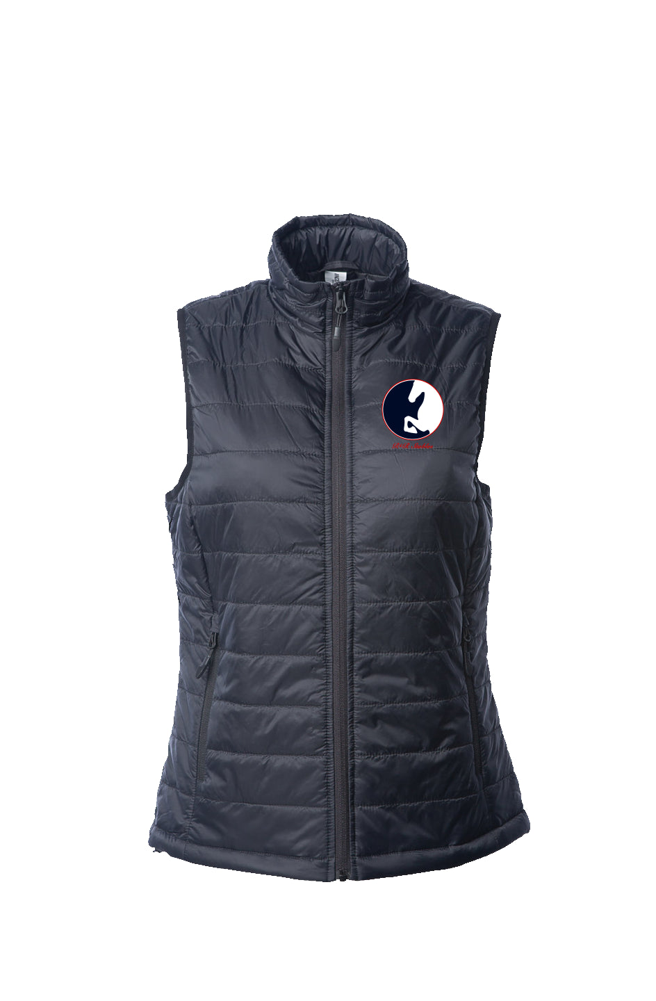 Embroidered Womens Puffer Vest
