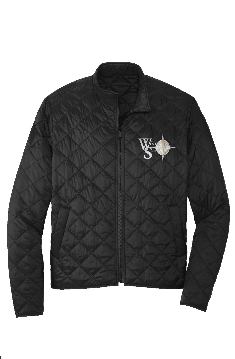 Luxury Quilted Jacket - Embroidered Logo
