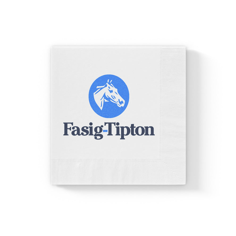 
                  
                    Premium White Coined Napkins - 4.8" or 6.5"
                  
                