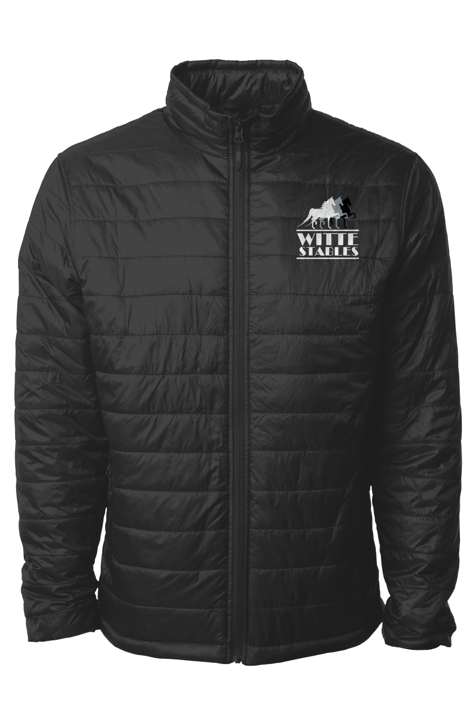 Embroidered Mens Puffer Jacket