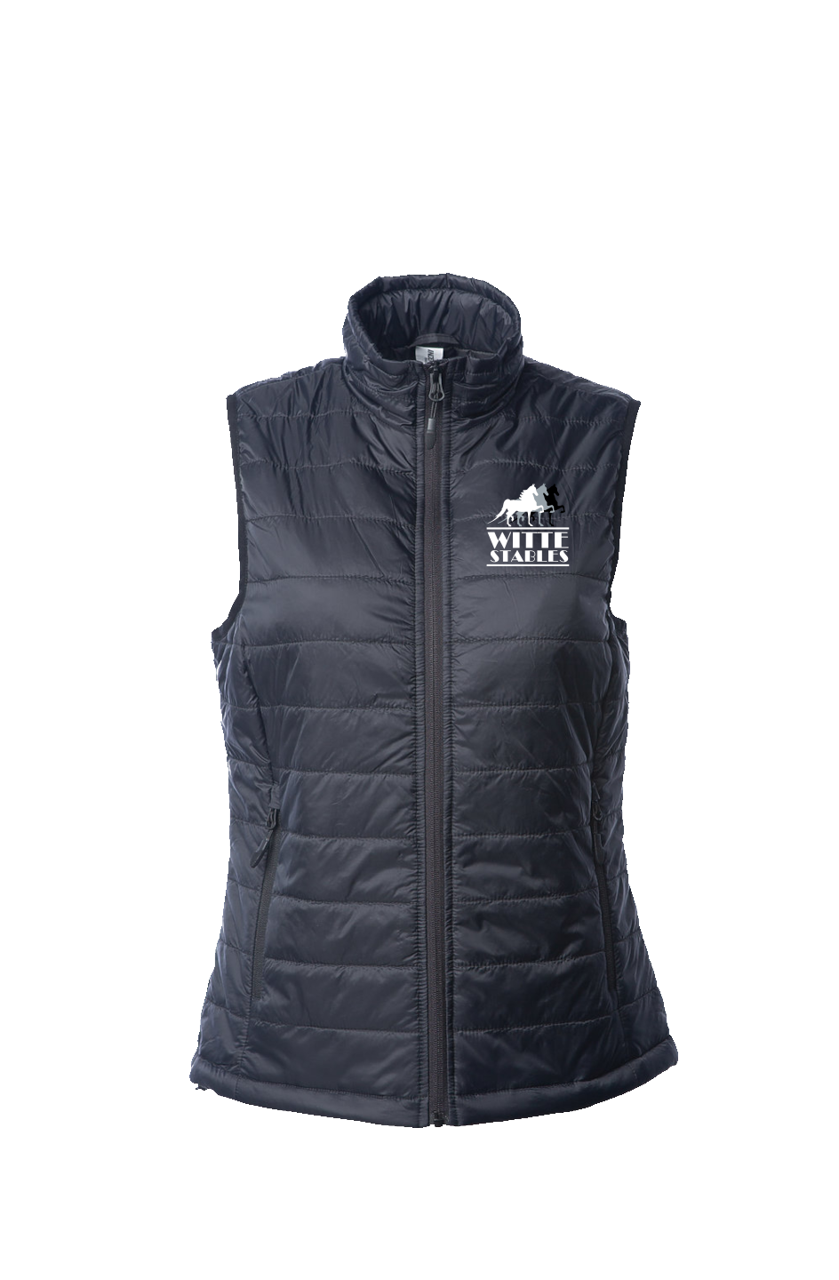 Embroidered Womens Puffer Vest