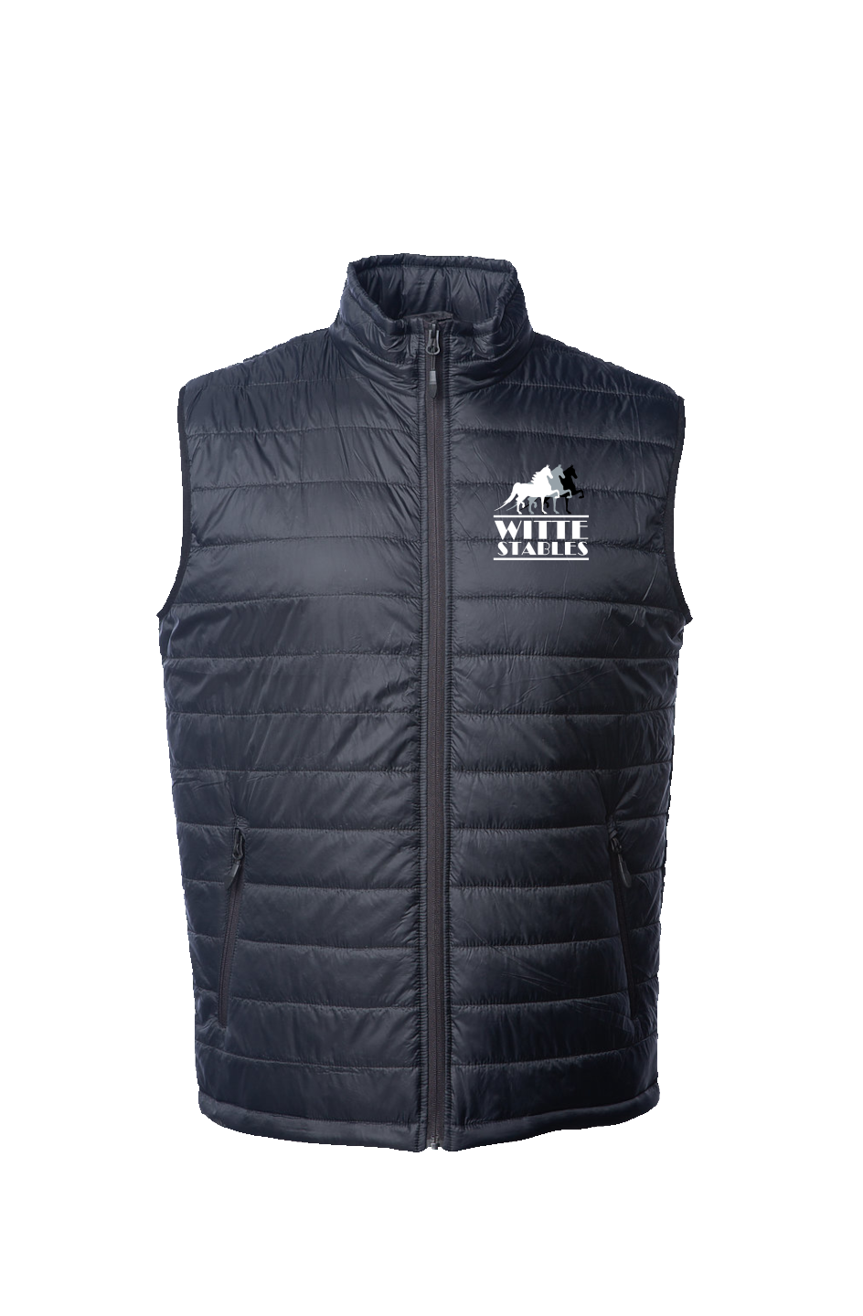 Embroidered Mens Puffer Vest