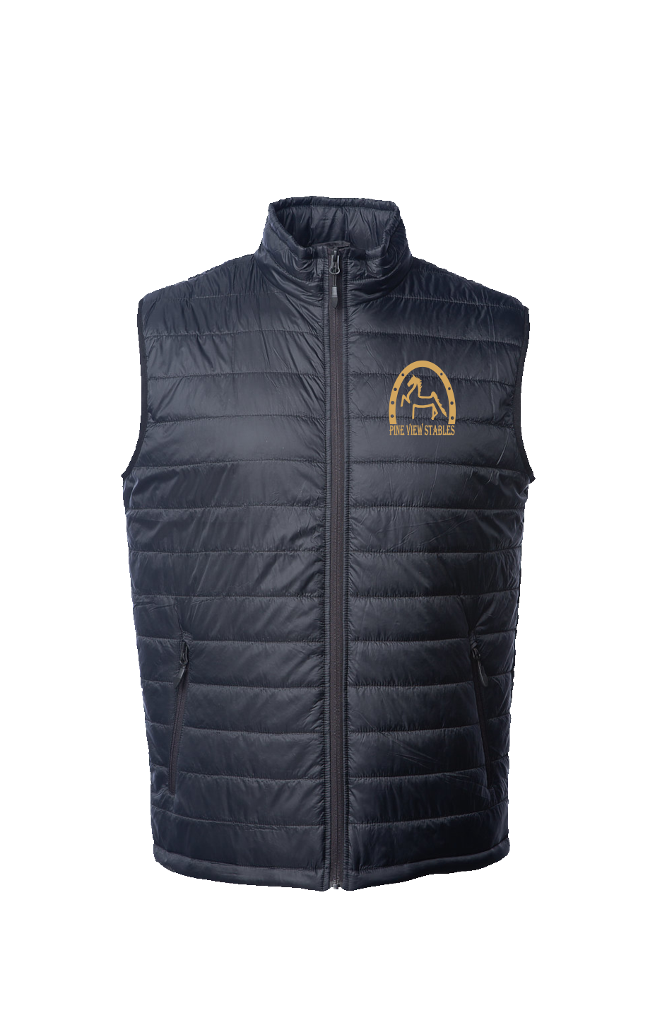 Embroidered Men’s Puffer Vest 