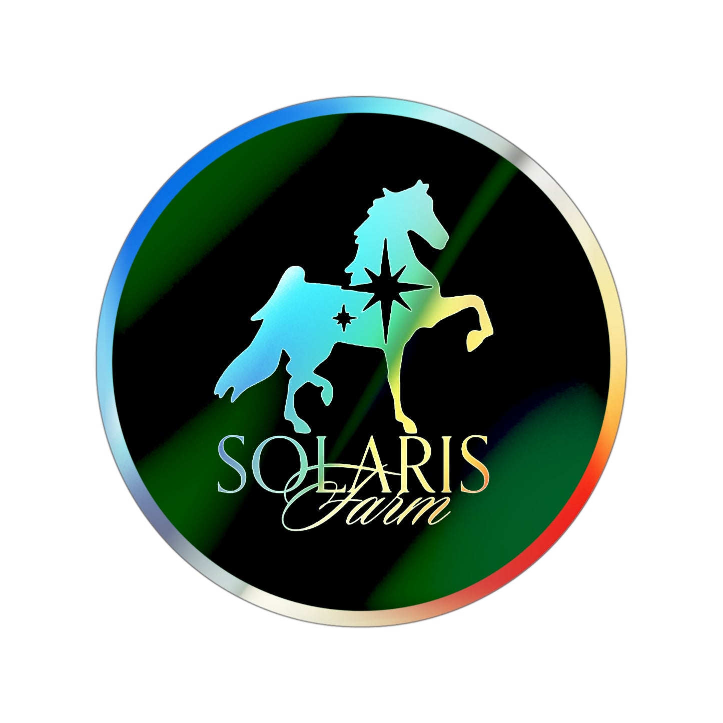 Holographic Sticker 4"