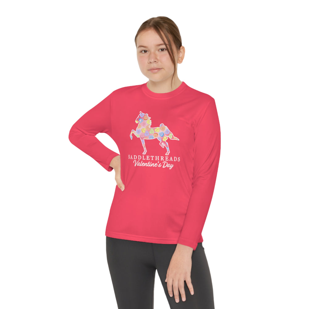 
                  
                    Valentine's Day Youth Long Sleeve Competitor Tee
                  
                