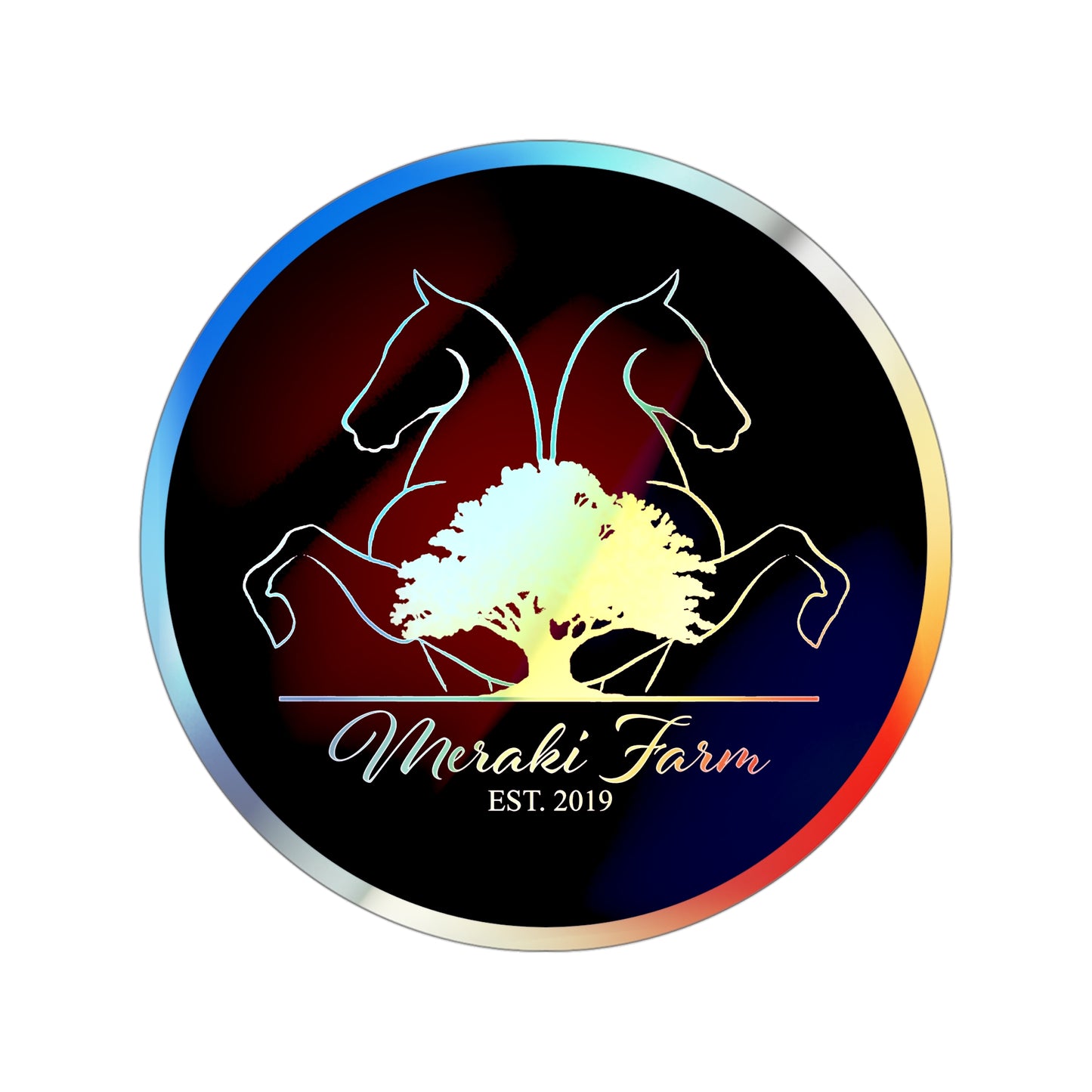 Holographic Sticker 4"