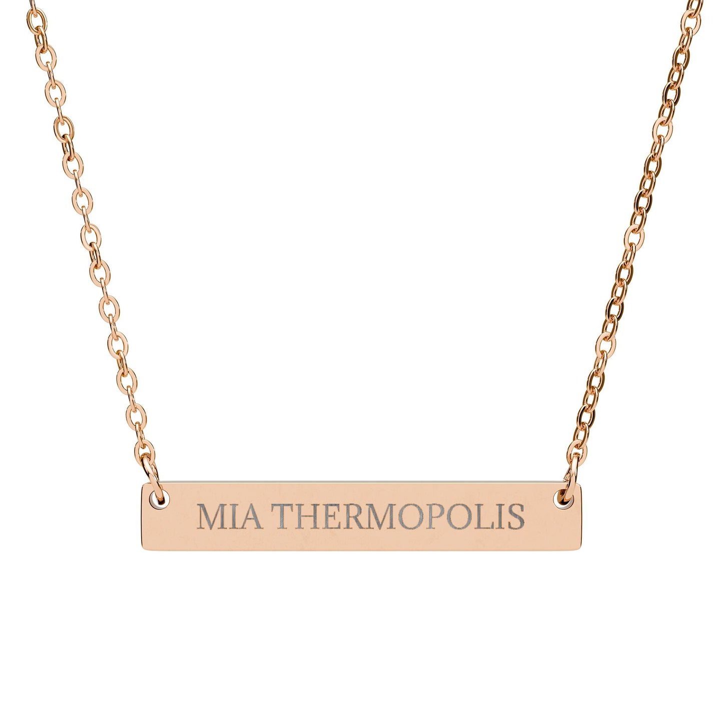 MIA THERMOPOLIS - THE NAMEPLATE NECKLACE