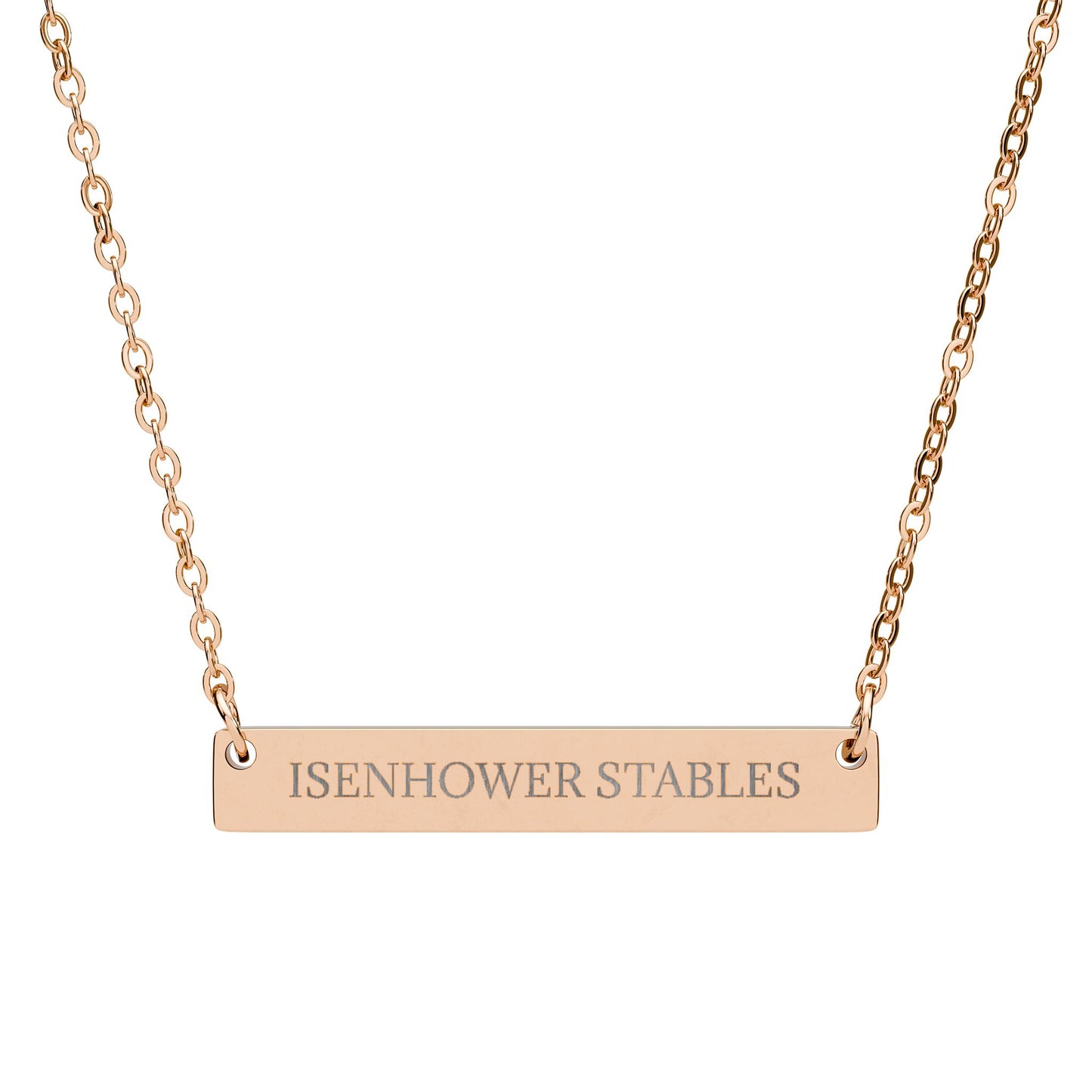 ISENHOWER STABLES - THE NAMEPLATE NECKLACE