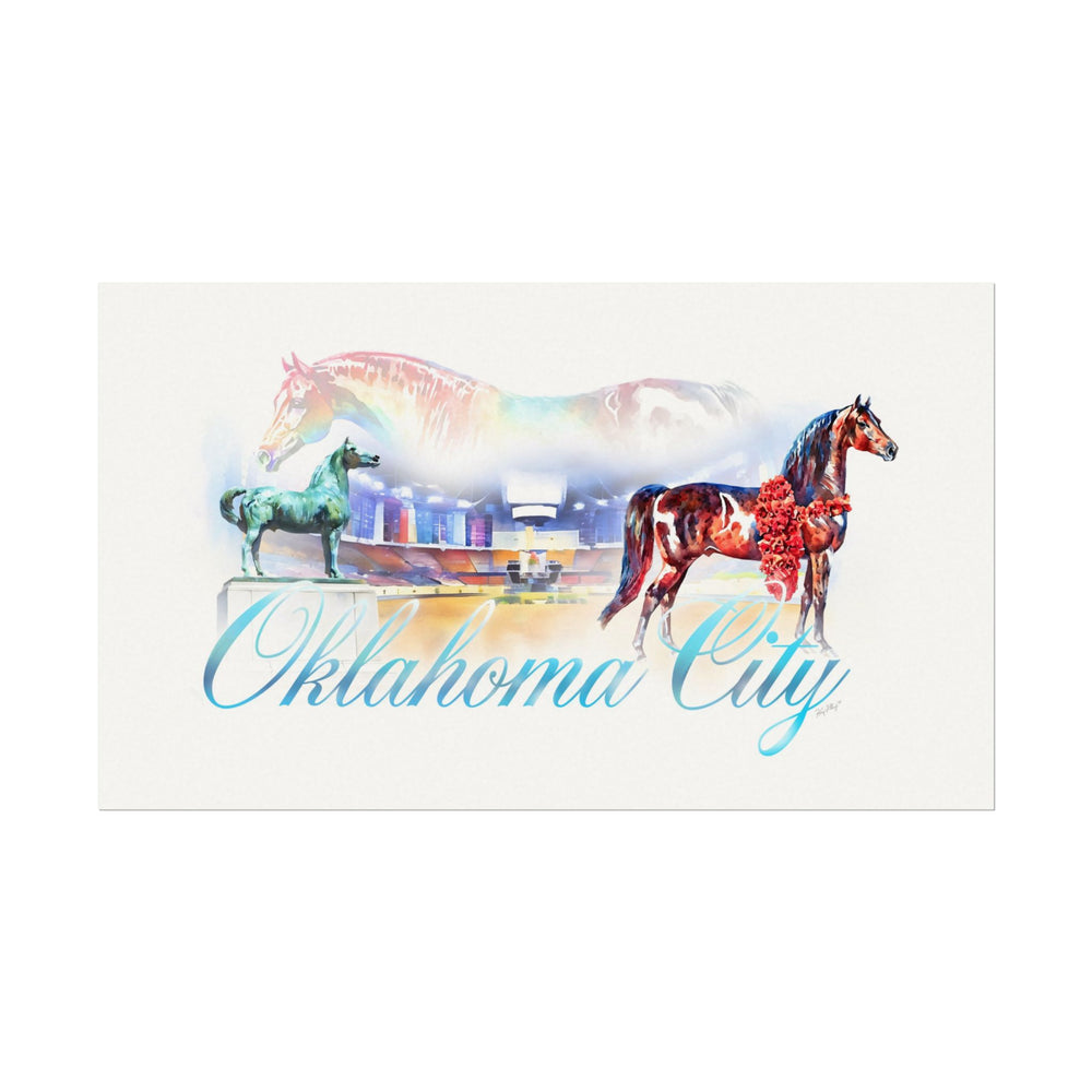 
                  
                    Oklahoma City - Textured Watercolor Matte Print
                  
                