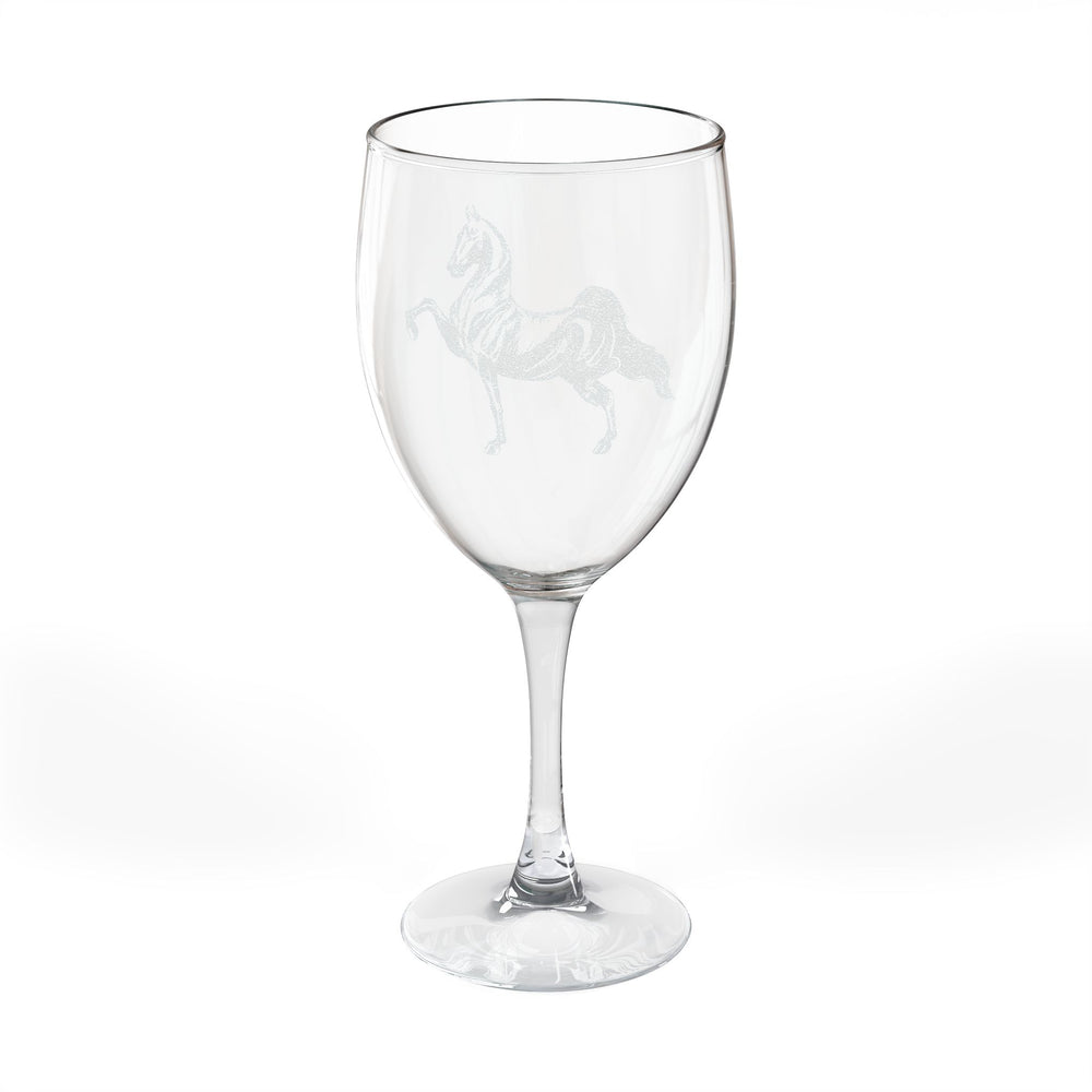 Engraved Wine Glass