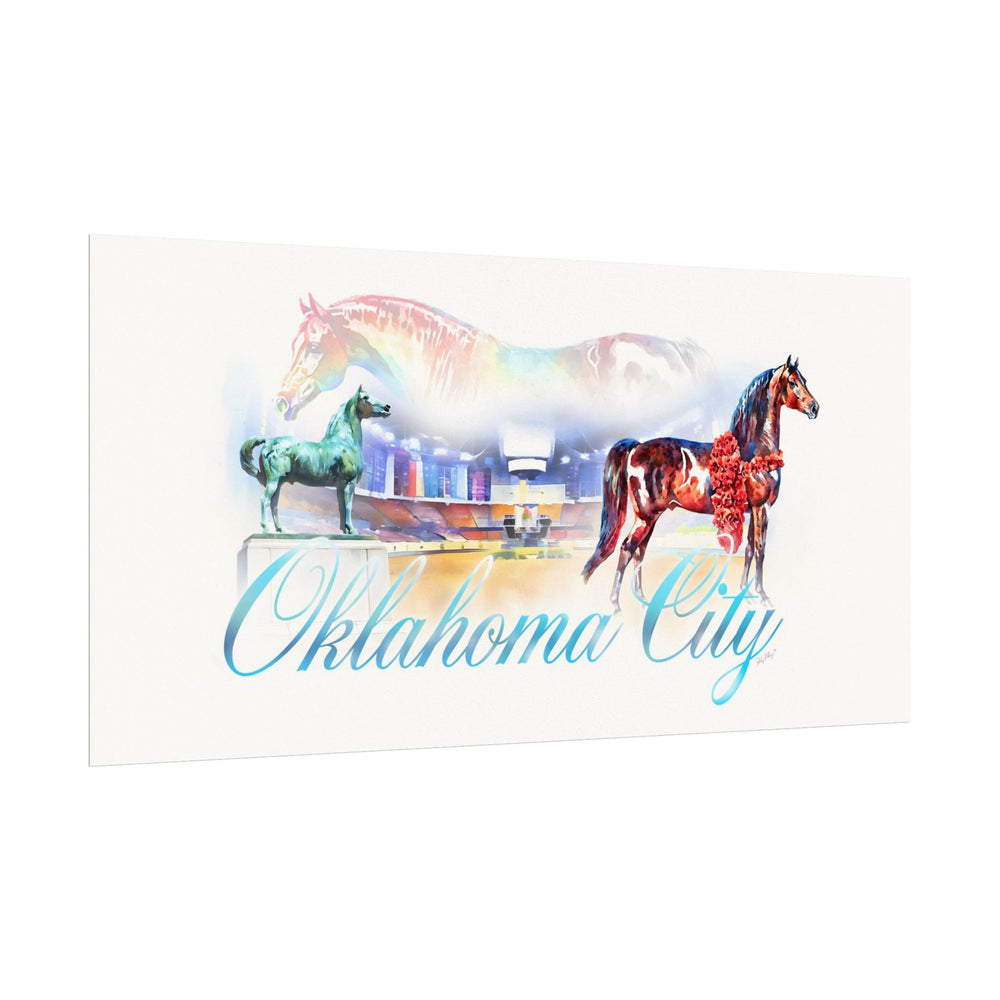 
                  
                    Oklahoma City - Textured Watercolor Matte Print
                  
                