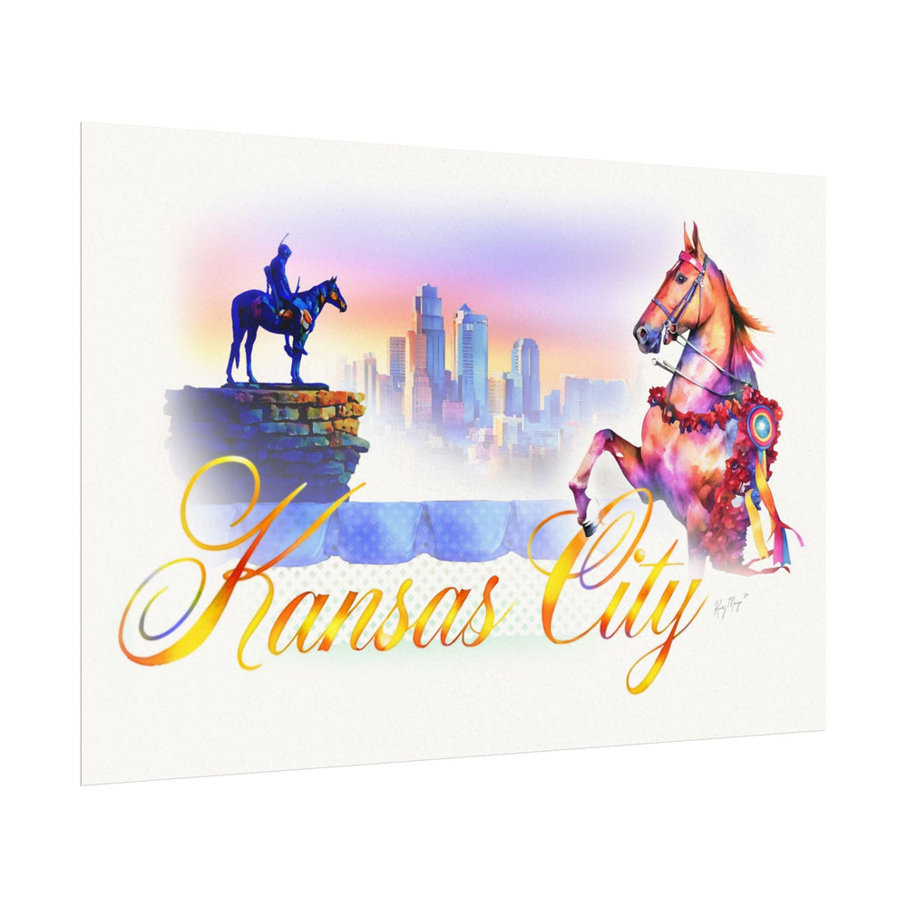 
                  
                    "Kansas City" Textured Watercolor Matte Print
                  
                