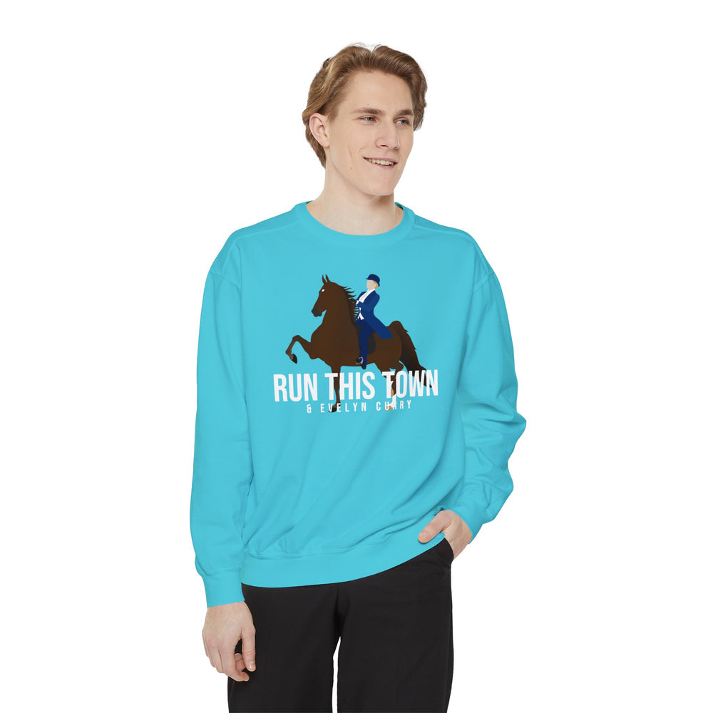 
                  
                    Run This Town Comfort Colors® Crewneck Sweatshirt
                  
                