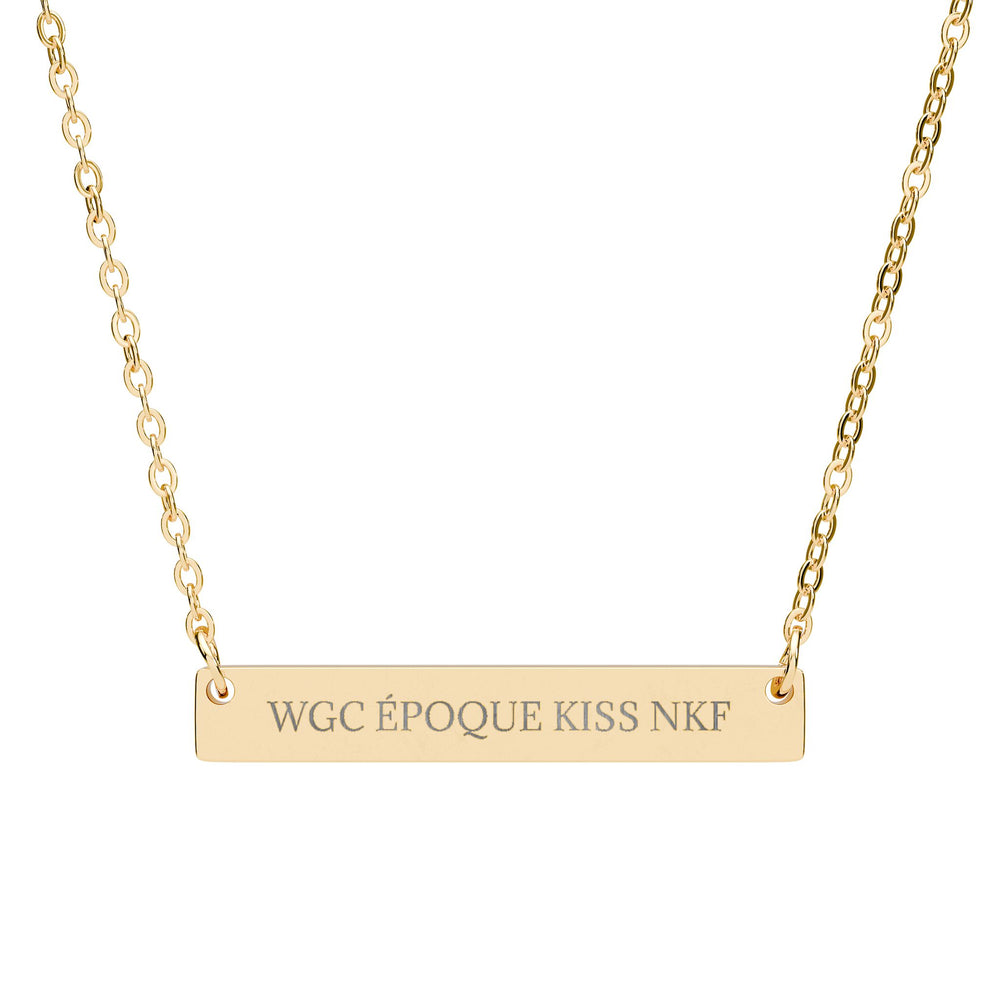 WGC EPOQUE KISS NKF - THE NAMEPLATE NECKLACE