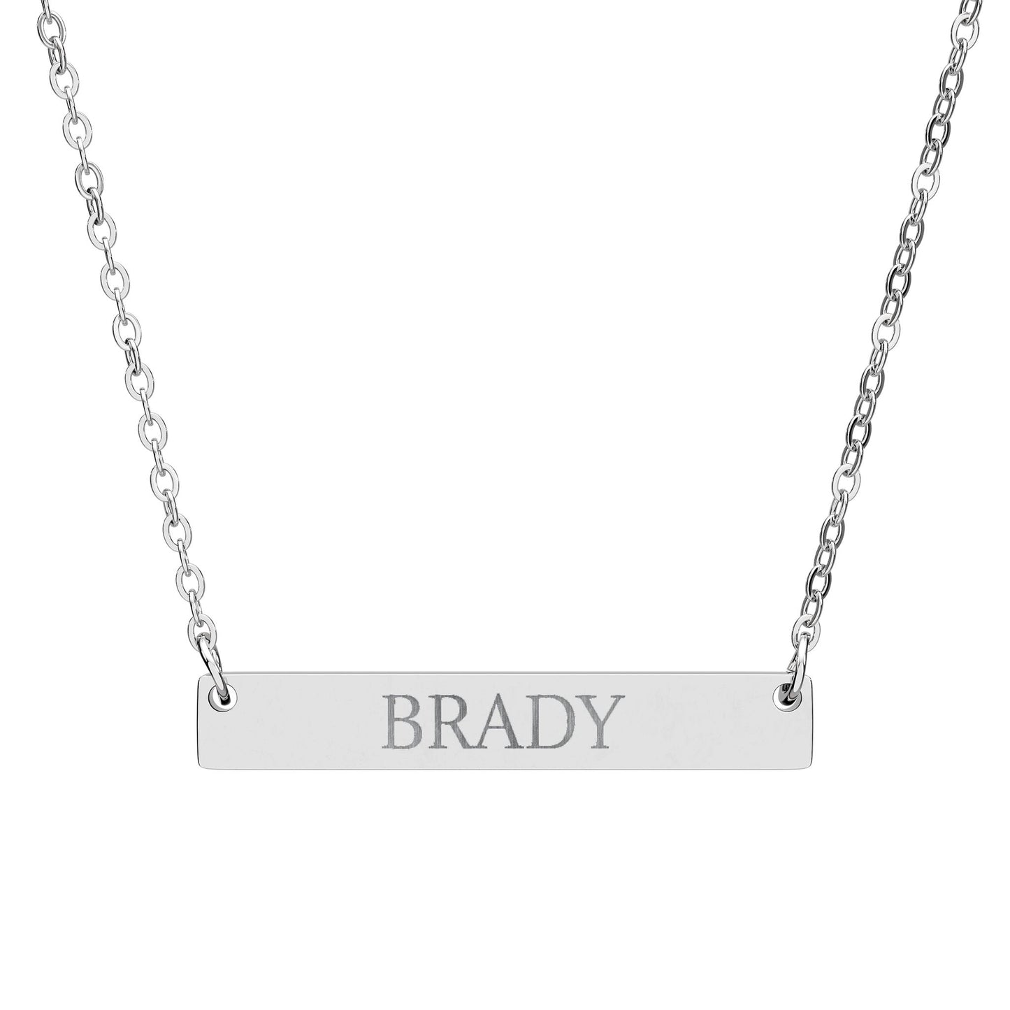 BRADY - THE NAMEPLATE NECKLACE