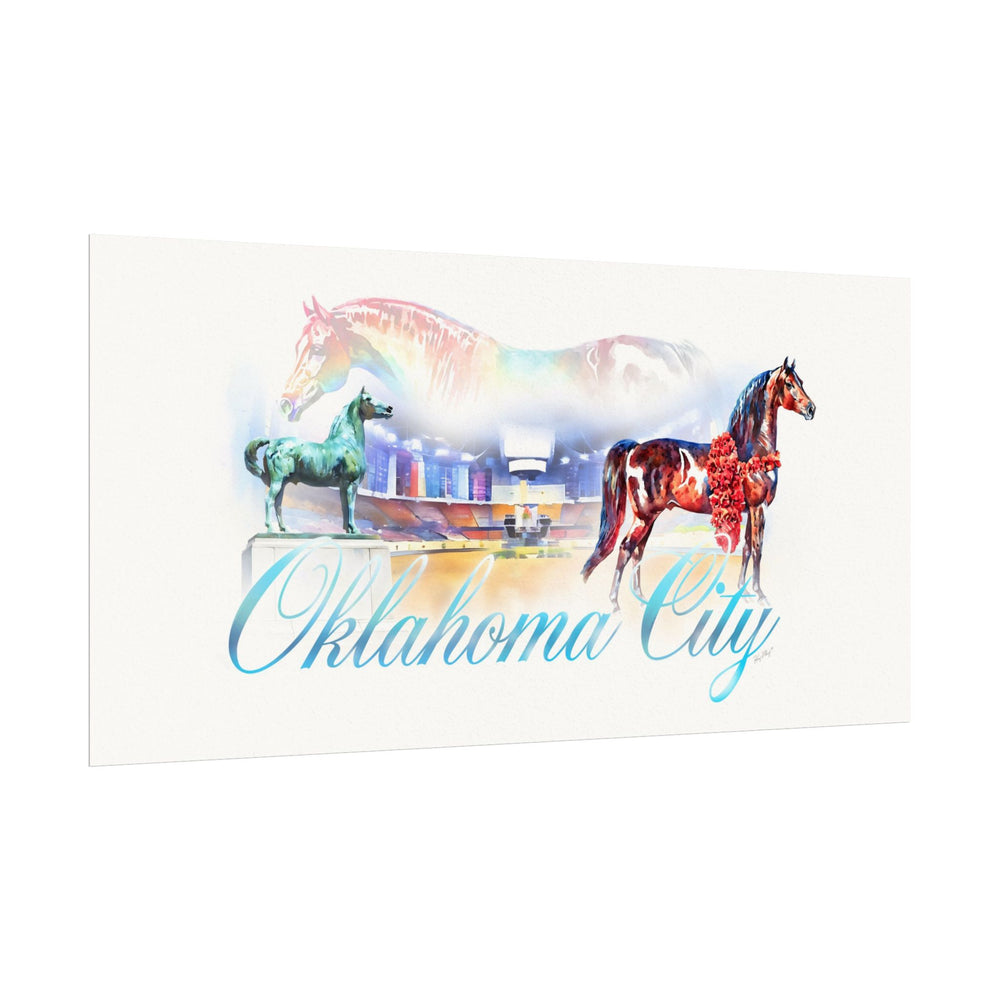 
                  
                    Oklahoma City - Textured Watercolor Matte Print
                  
                