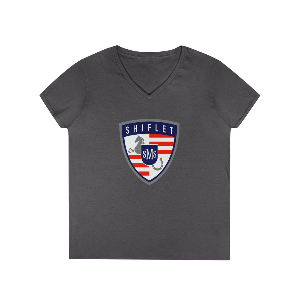 
                  
                    Ladies V-Neck Tee
                  
                