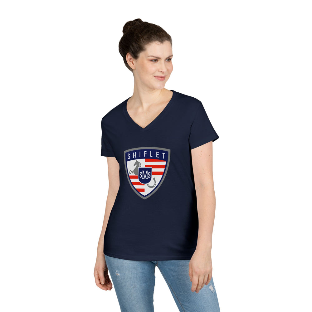 
                  
                    Ladies V-Neck Tee
                  
                