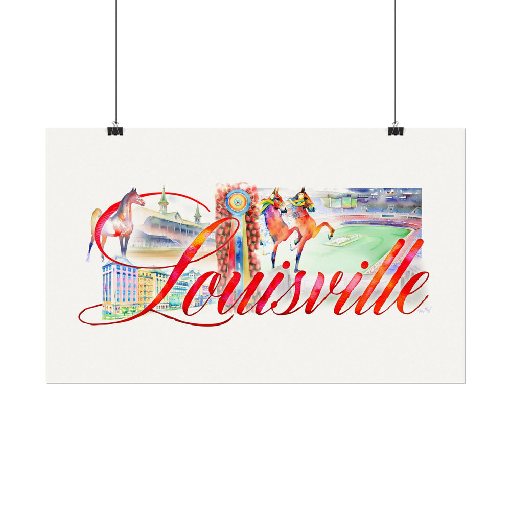 
                  
                    Louisville - Textured Watercolor Matte Print
                  
                