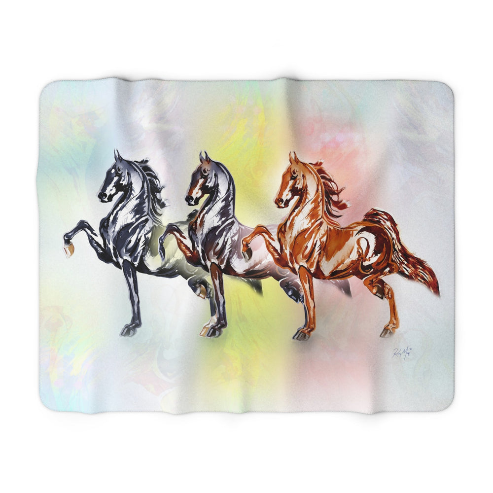 2025 WGC Deluxe Queen Size Sherpa Fleece Blanket