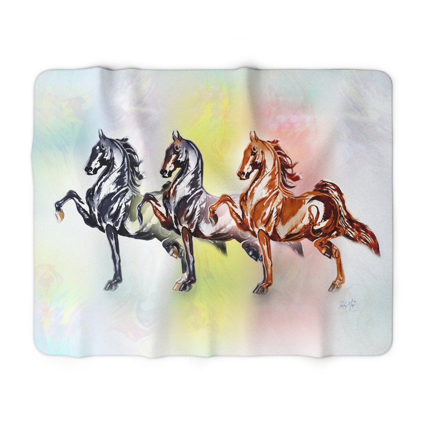 2025 WGC Deluxe Queen Size Sherpa Fleece Blanket
