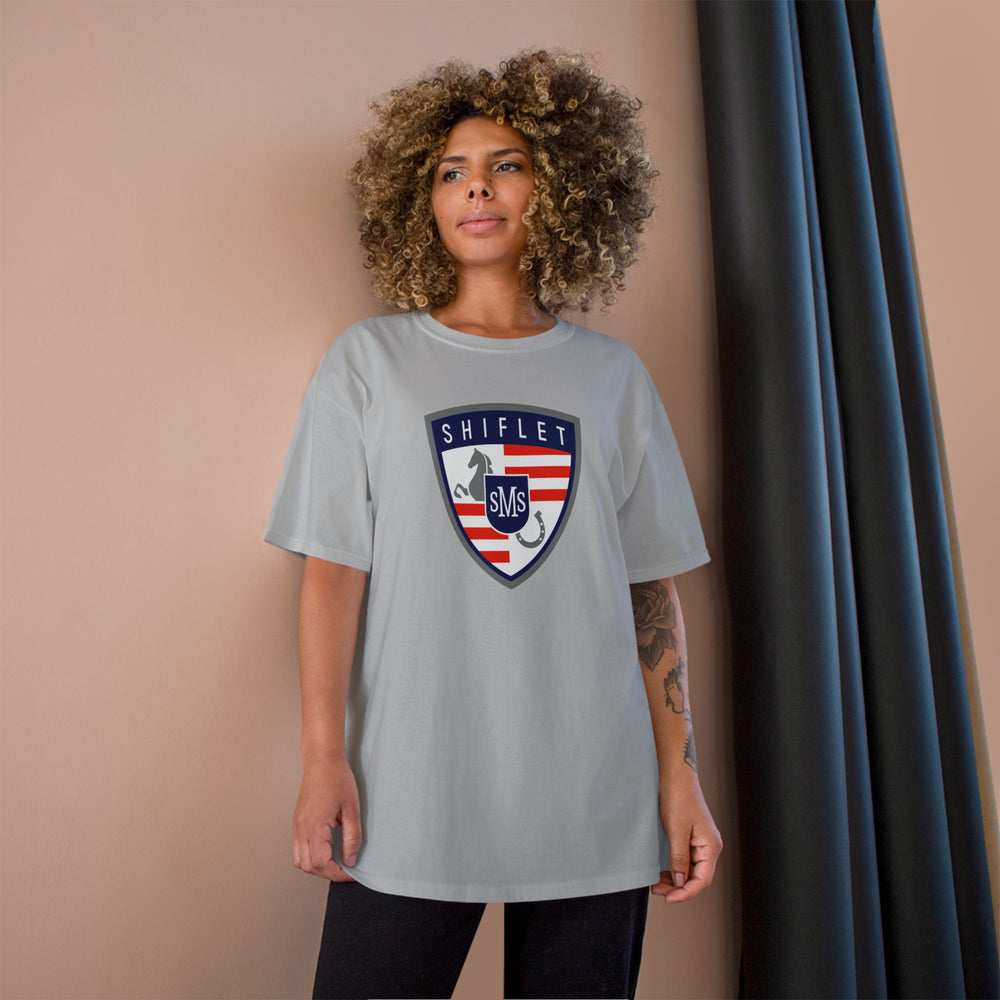 
                  
                    Champion® Tee
                  
                