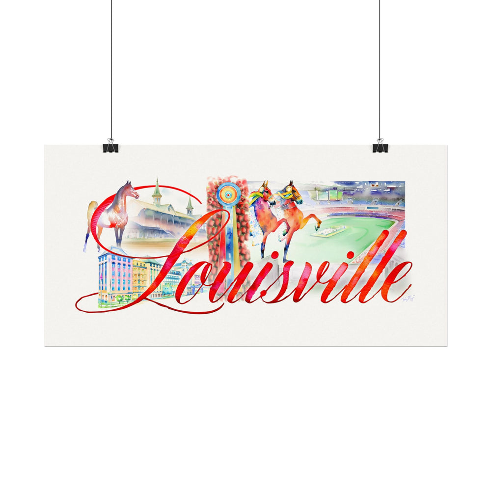 
                  
                    Louisville - Textured Watercolor Matte Print
                  
                